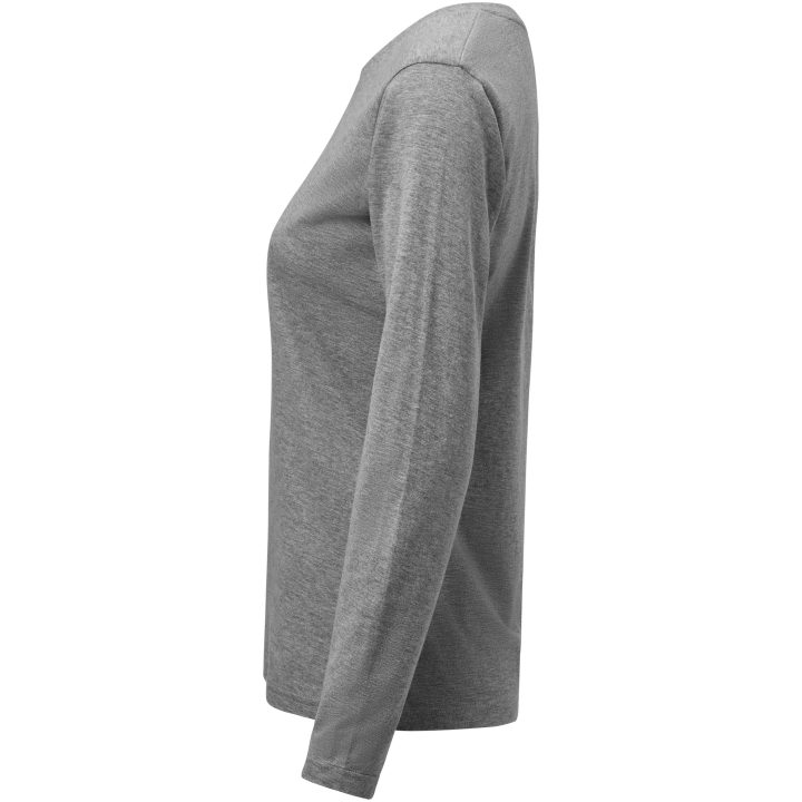 Långärmad T-shirt Dam Heavier Pro Gråmelerad Printer Essentials XS – bild 5