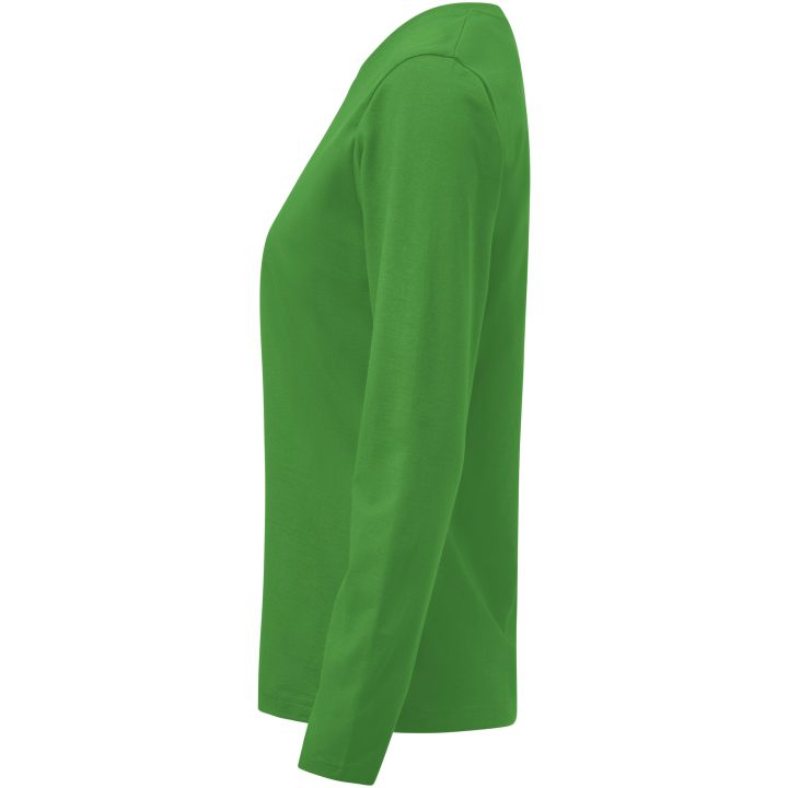 Långärmad T-shirt Dam Heavier Pro Klargrön Printer Essentials XS – bild 5