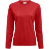 Långärmad T-shirt Dam Heavier Pro Röd Printer Essentials XS – miniatyr 1