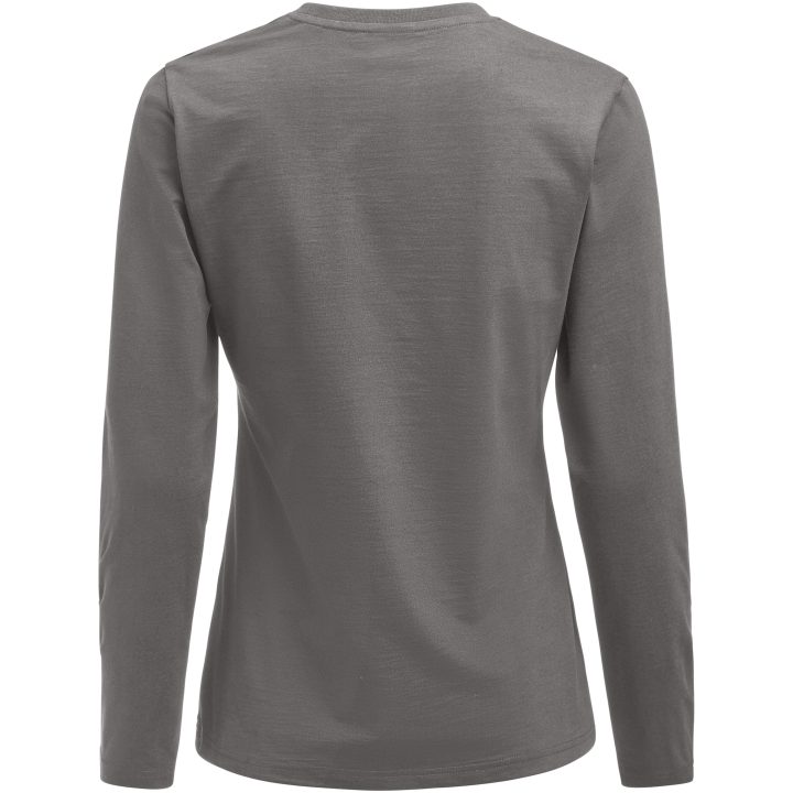 Långärmad T-shirt Dam Heavier Pro Stålgrå Printer Essentials XS – bild 5