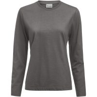 Långärmad T-shirt Dam Heavier Pro Stålgrå Printer Essentials