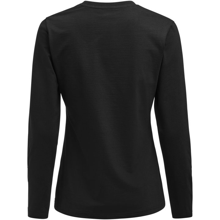Långärmad T-shirt Dam Heavier Pro Svart Printer Essentials XS – bild 2