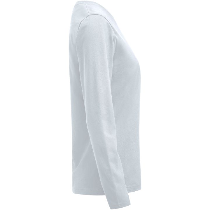 Långärmad T-shirt Dam Heavier Pro Vit Printer Essentials XS – bild 3