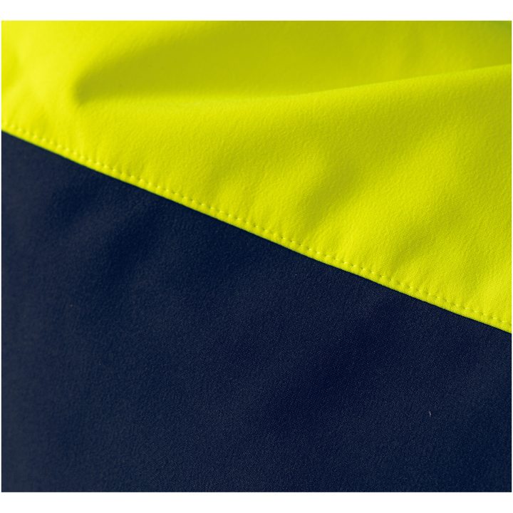 Långärmad T-shirt Dam Prime Marinblå/neongul Printer PRIME XS – bild 5