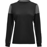 Långärmad T-shirt Dam Prime Svart/antracit Printer PRIME