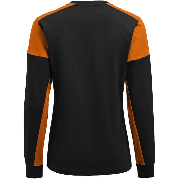 Långärmad T-shirt Dam Prime Svart/orange Printer PRIME XS – bild 3