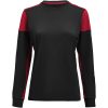 Långärmad T-shirt Dam Prime Svart/röd Printer PRIME XS – miniatyr 2