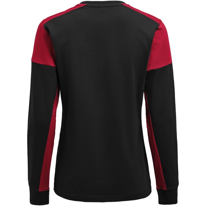Långärmad T-shirt Dam Prime Svart/röd Printer PRIME XS – bild 5