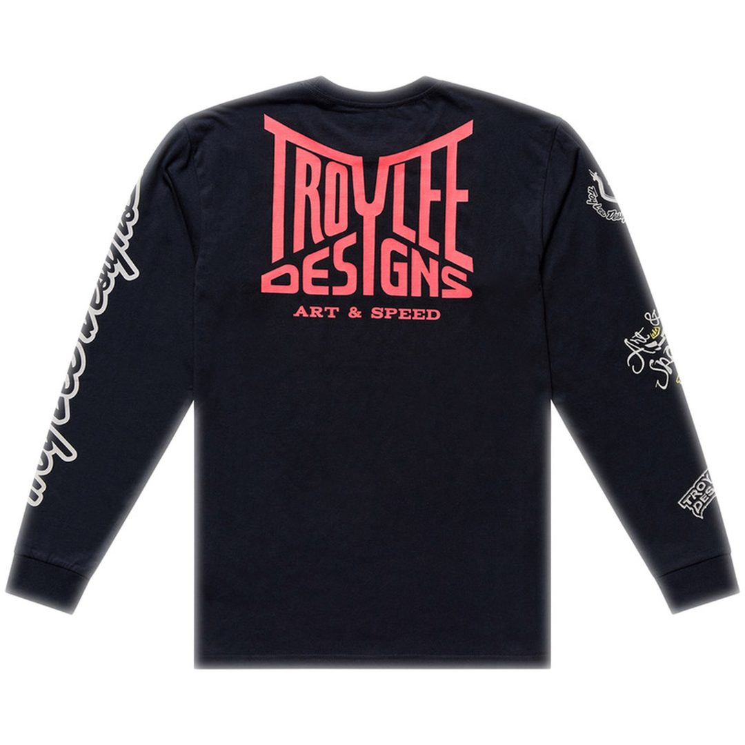 Långärmad T-shirt Handlebar Svart TROY LEE DESIGNS XXL – bild 2
