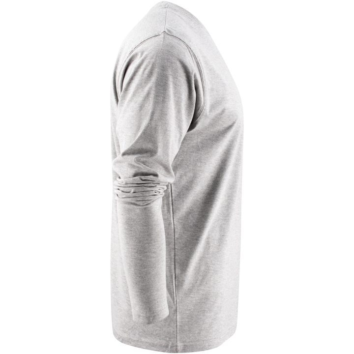 Långärmad T-shirt Heavier Pro Gråmelerad Printer Essentials XS – bild 4