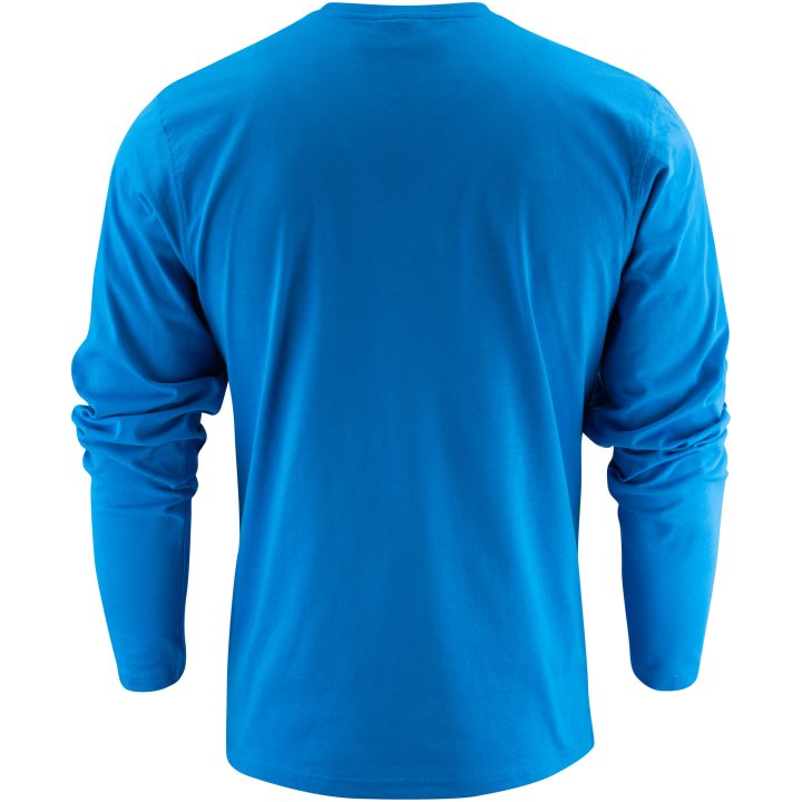 Långärmad T-shirt Heavier Pro Havsblå Printer Essentials XS – bild 3