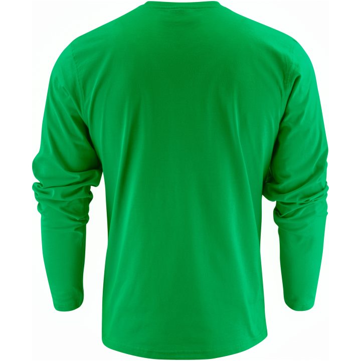 Långärmad T-shirt Heavier Pro Klargrön Printer Essentials XS – bild 3