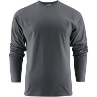 Långärmad T-shirt Heavier Pro Stålgrå Printer Essentials