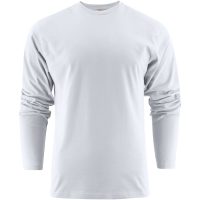 Långärmad T-shirt Heavier Pro Vit Printer Essentials