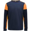 Långärmad T-shirt Prime Marinblå/neonorange Printer PRIME s – miniatyr 1