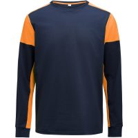 Långärmad T-shirt Prime Marinblå/neonorange Printer PRIME