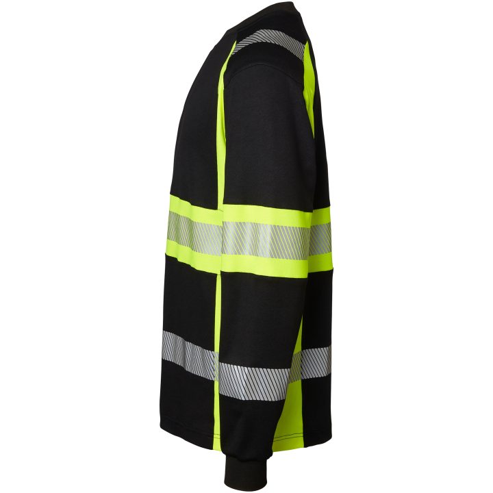 Långärmad T-shirt Svart/Gul Top Swede XS – bild 4