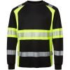 Långärmad T-shirt Svart/Gul Top Swede XS – miniatyr 1