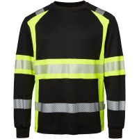 Långärmad T-shirt Svart/Gul Top Swede