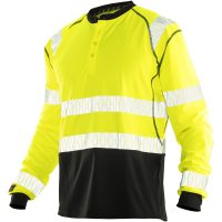 Långärmad T-shirt UV-Pro Varsel 5598 Advanced Gul/svart Jobman