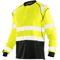 Långärmad T-shirt UV-Pro Varsel 5598 Advanced Gul/svart Jobman