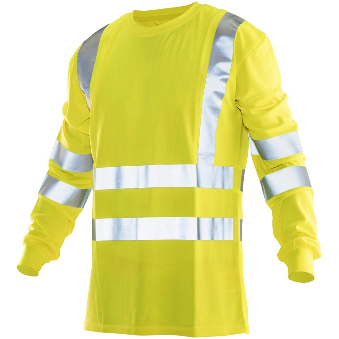 Långärmad T-shirt Varsel 5593 Practical Gul Jobman XXXL