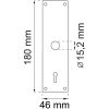 Långskylt 5 Nickel Sb BÅREBO Typ: 5 N – miniatyr 2