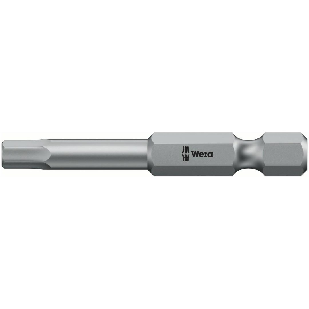 Långt bits för sexkanthål 840/4 Z WERA BITS INSEX 840/4 Z 2,5X50