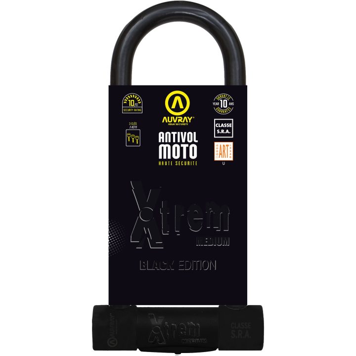 Lås U-lock Black Edition Svart AUVRAY Lås – bild 4