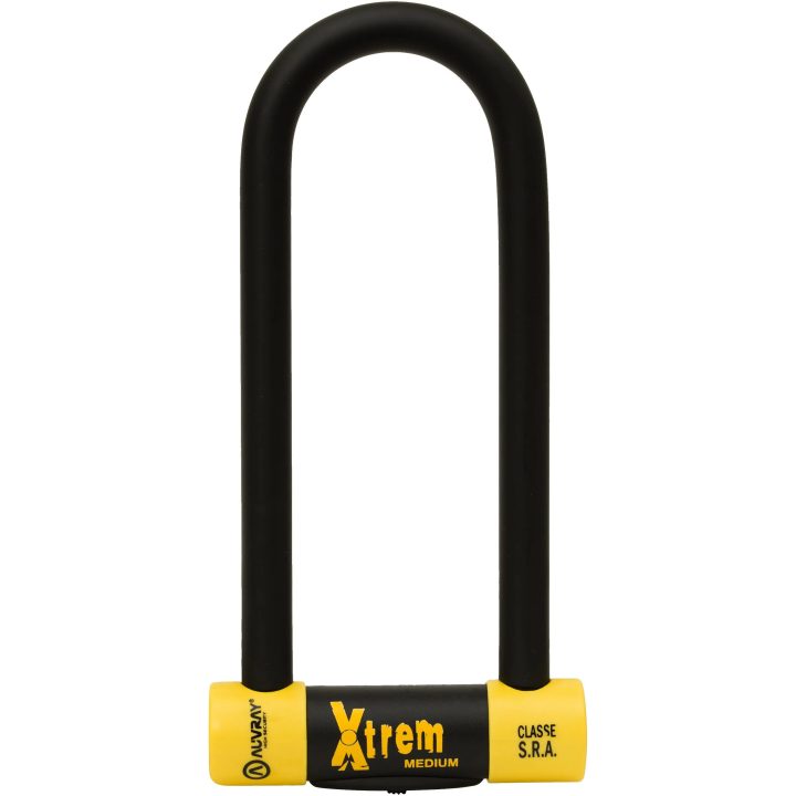 Lås U-lock Xtrem Medium/maxi Svart/gul AUVRAY Lås – bild 4