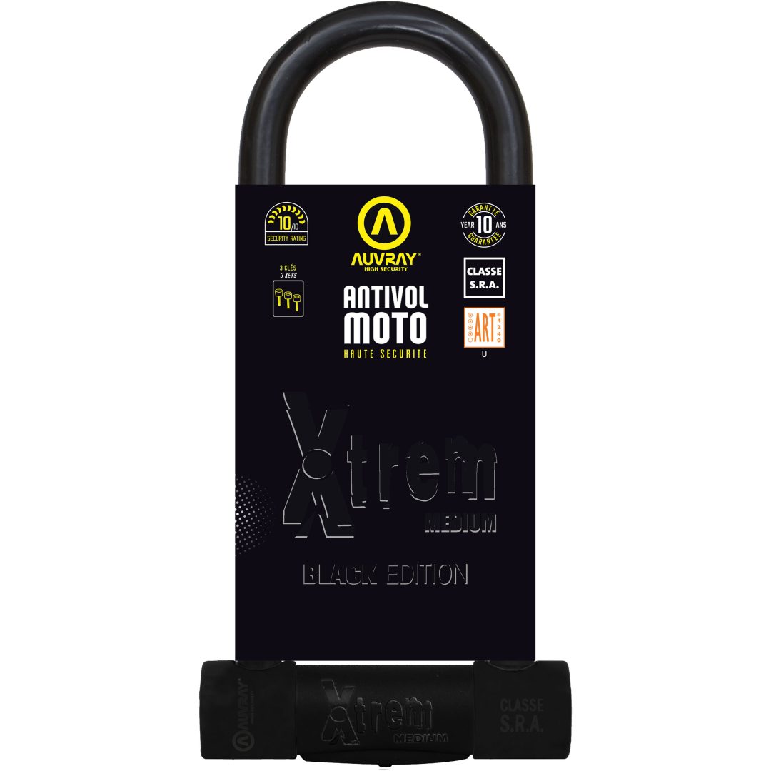 Lås U-lock Xtrem Svart Edition AUVRAY Lås – bild 3