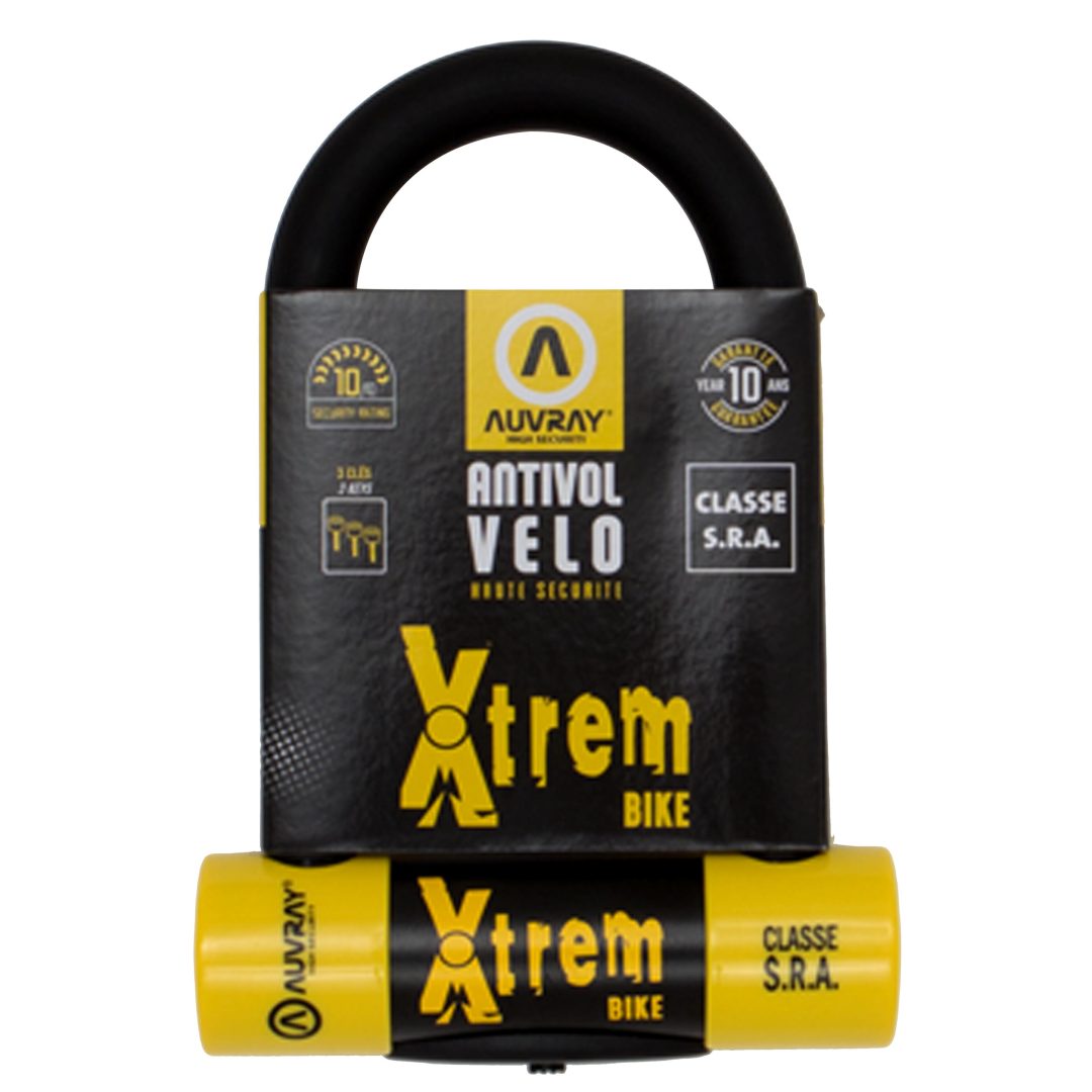 Lås Xtreme U Svart/gul AUVRAY Lås – bild 3
