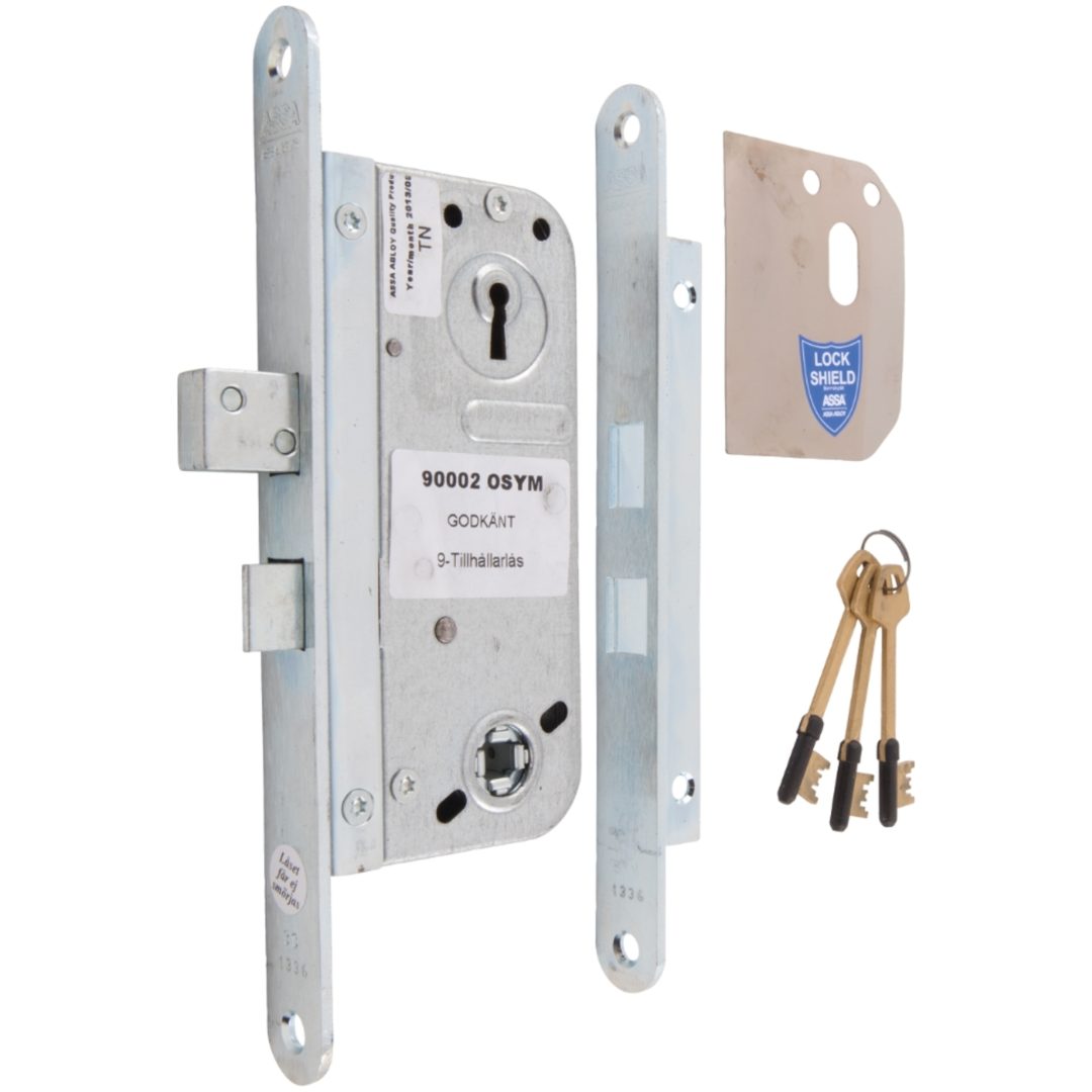 Låshus 90002 Sb /fas ASSA Dorn/Låsdjup 5075 mm