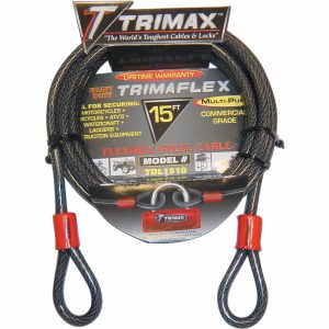 Låskabel Trimaflex Max Security Svart TRIMAX