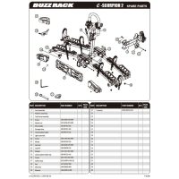 Låsmutter M12x1.75mm BUZZRACK
