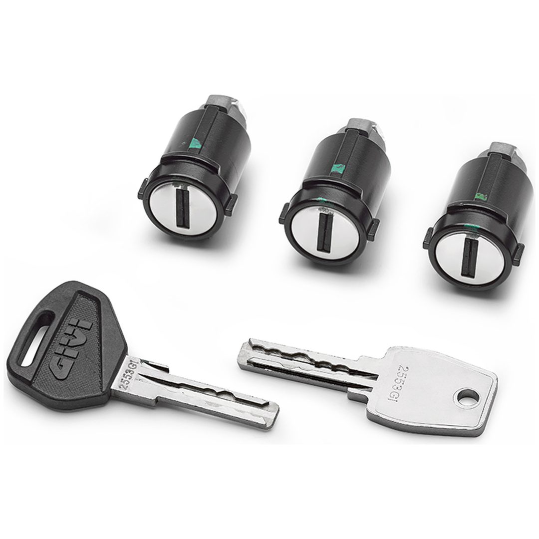 Låssats Smart Security Lock för 3 väskor Givi TREKKER OUTBACK EVO-serien