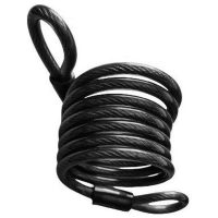 Låswire med 2 öglor, spiral