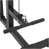 Lat Pulldown Maskin med Justerbart Säte 80 kg Lastbart Stål vidaXL Large – miniatyr 5