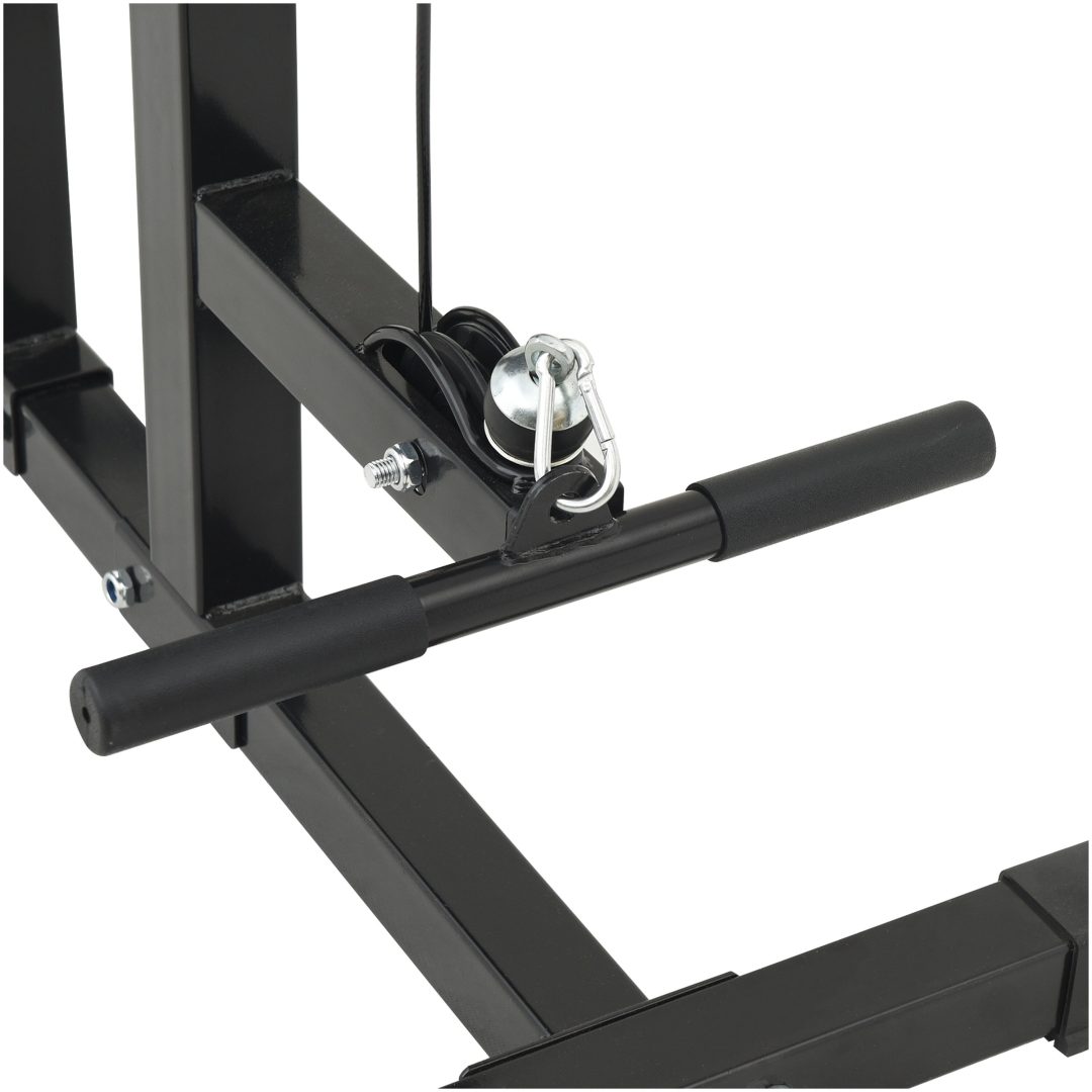Lat Pulldown Maskin med Justerbart Säte 80 kg Lastbart Stål vidaXL Large – bild 5