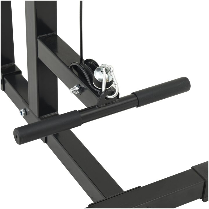 Lat Pulldown Maskin med Justerbart Säte 80 kg Lastbart Stål vidaXL Large – bild 5