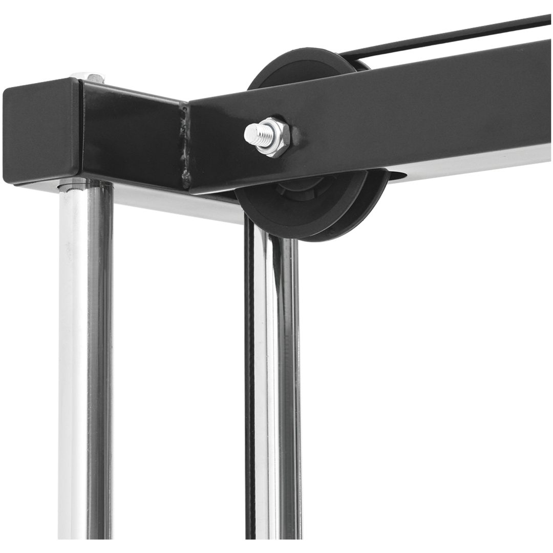 Lat Pulldown Maskin med Justerbart Säte 80 kg Lastbart Stål vidaXL Large – bild 6
