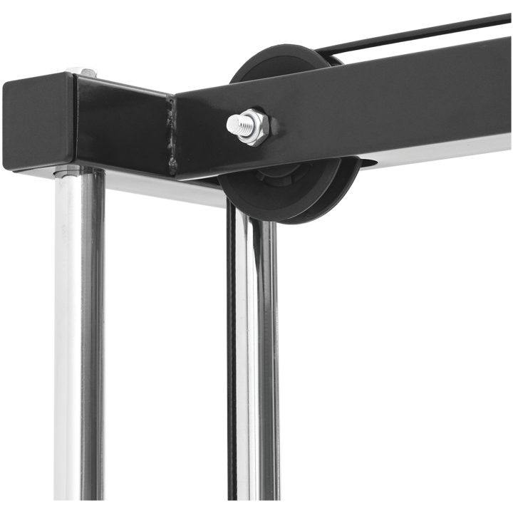 Lat Pulldown Maskin med Justerbart Säte 80 kg Lastbart Stål vidaXL Large – bild 6