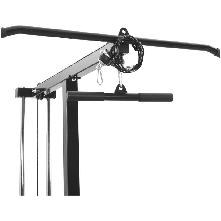 Lat Pulldown Maskin med Justerbart Säte 80 kg Lastbart Stål vidaXL Large – bild 7