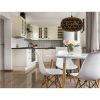 Lattice Taklampa 50cm, Svart/guld Insida ANETA HOME Svart – miniatyr 6