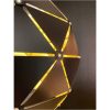 Lattice Taklampa 50cm, Svart/guld Insida ANETA HOME Svart – miniatyr 5
