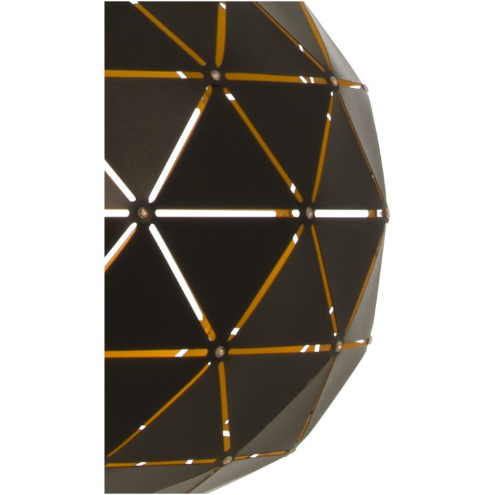 Lattice Taklampa 50cm, Svart/guld Insida ANETA HOME Svart – bild 2