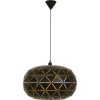 Lattice Taklampa 50cm, Svart/guld Insida ANETA HOME Svart – miniatyr 1
