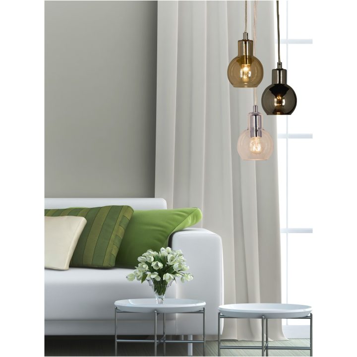 Leah Fönsterlampa, ANETA HOME Sockel E14 Krom /Klar – bild 6