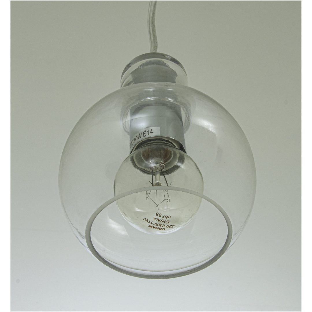 Leah Fönsterlampa, ANETA HOME Sockel E14 Krom /Klar – bild 2