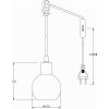 Leah Fönsterlampa, ANETA HOME Sockel E14 Krom /Klar – miniatyr 7